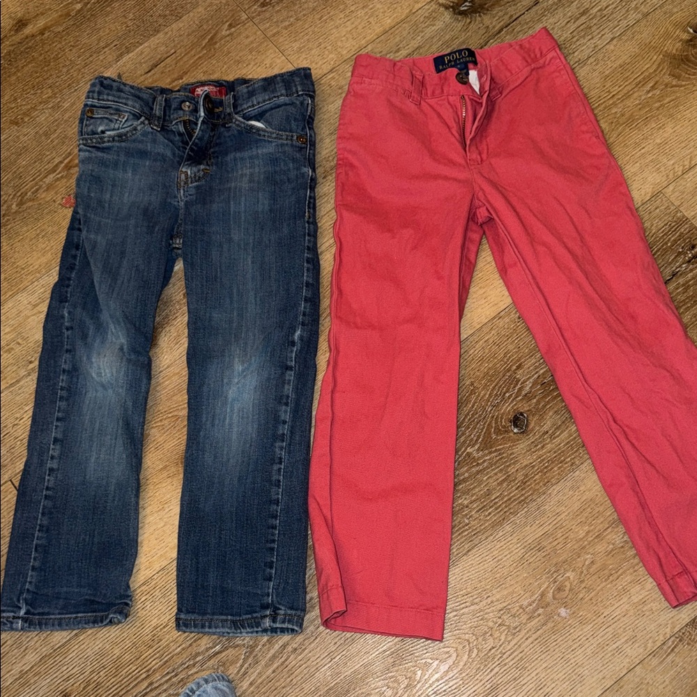 Arizona Jean Company Blue Denim Jeans & US Polo Assn pants (Both size 5)